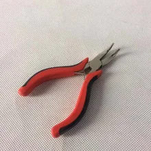 Щипцы для наращивания волос плоскогубцы Плоскогубцы Cruly Клещи Инструменты для наращивания волос прямая головка с зубами для перьев, пучков нарощенных волос комплект «умелые руки» инструмент и качественный