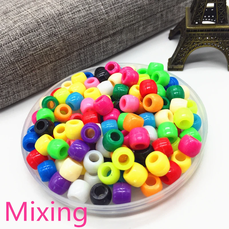 

100pcs 6mm Bracelet Accessories Children Gift DIY Bracelet Earrings Charms Necklace Beads For Jewelry Making Mixing