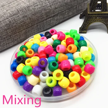 

100pcs 6mm Bracelet Accessories Children Gift DIY Bracelet Earrings Charms Necklace Beads For Jewelry Making Mixing