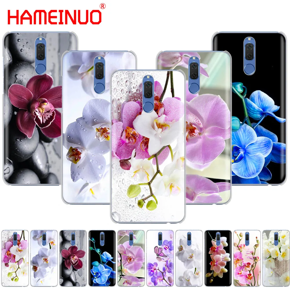 

HAMEINUO Orchid Flowers Colorful Cover phone Case for Huawei NOVA 2 2S 3e PLUS LITE p smart 2018 enjoy 7s mate 7 8 9 10 pro