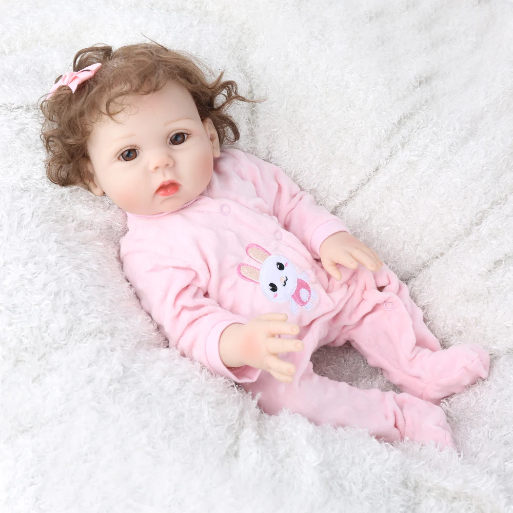 NPKDOLL Reborn Baby 18 дюймов Полностью виниловые реалистичные игрушки Bebe для детей детские поддельные детские развивающие ванны для детей Playmate Babe Boneca