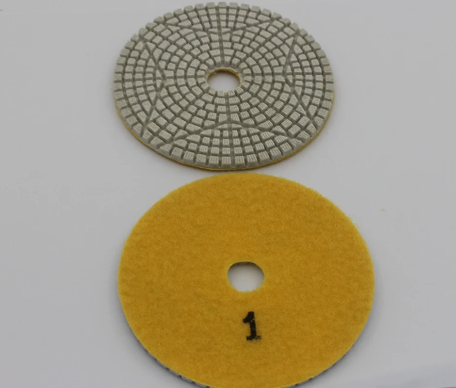4 Inch 3 Step Dimaond Flex Wet Use Premium Resin Polishing Pads (9)