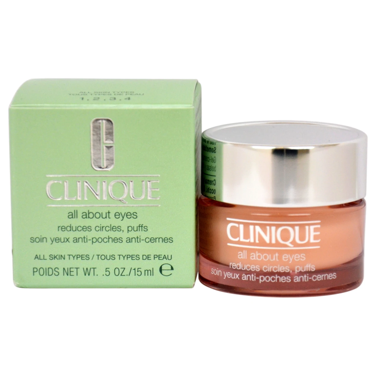 All About Eyes by Clinique for Unisex - 0.5 oz Eye Care