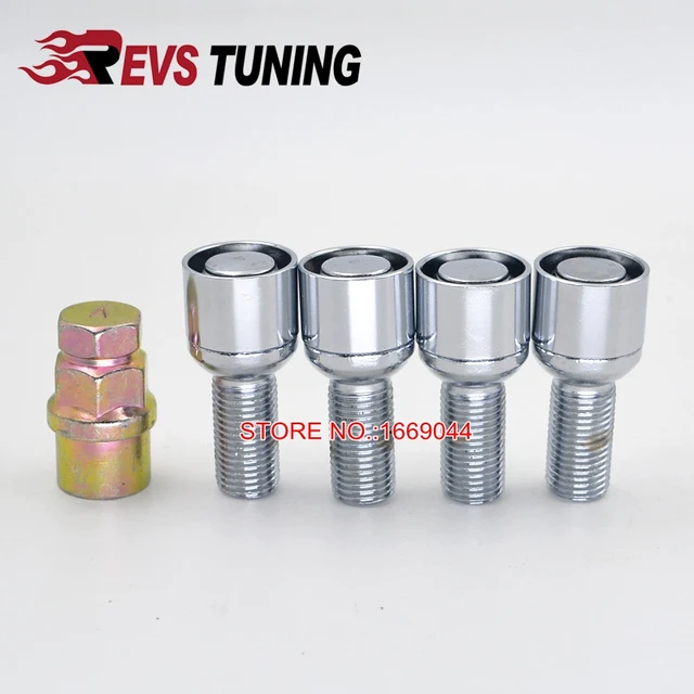 4PCS M14x1.5 Anti theft Car Wheel Bolt Lug Nuts For European Carsin Nuts & Bolts from