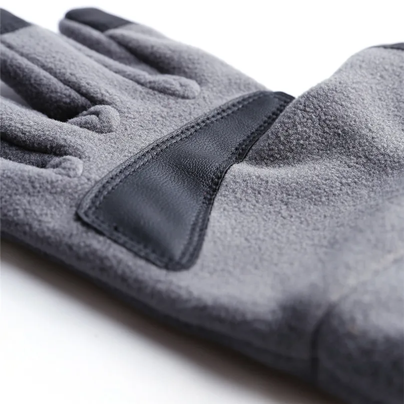 Unisex Winter Gloves Fleece Soft Comfortable Cycling Gloves Outdoor Windproof Climbing Hiking Skiing gloves Man Women #2N07 (5)