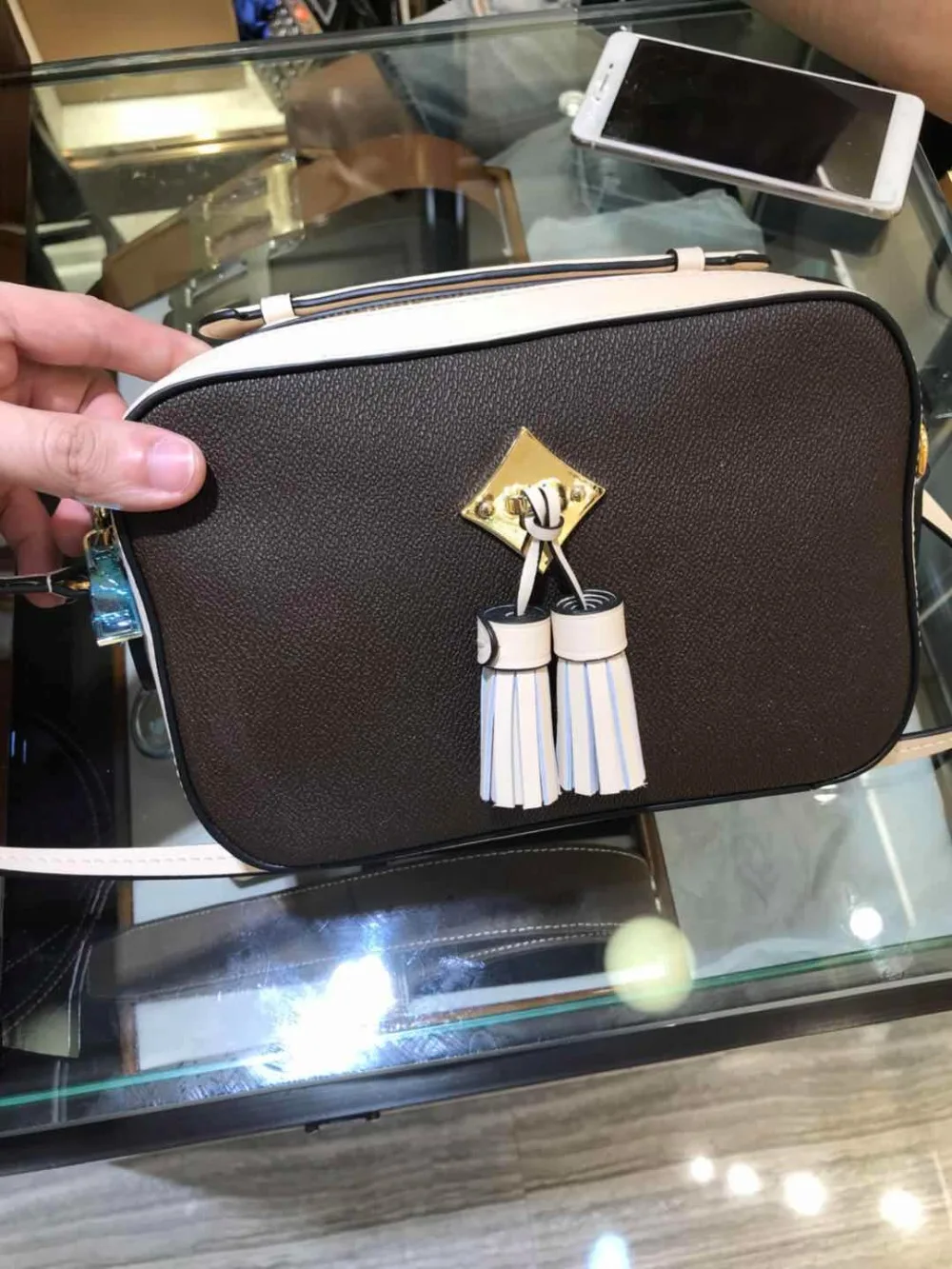 Marque Classique Qualité Cuir Véritable Piste De Sac Top Designer Femme Mode À 100 Main Wa01119 Sacs Femmes Luxe Célèbre wqg1fXWpWn