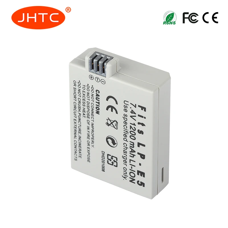Аккумулятор для Фотоаппарата CANON 450D 500D 1000D KISS X2 X3 F Rebel XS XSi T1i|lp-e5 battery|battery for canoncamera