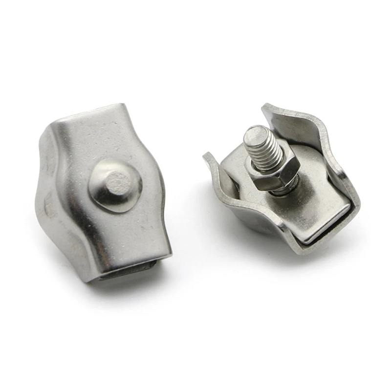 Wire Rope Simple Grip M2/M3 Cable Clamps Caliper 2mm 3mm 4mm 5mm Wire Rope Clamp Thimble Simplex Duplex 316 A4 Stainless Steel
Wire Rope Simple Grip M2/M3 Cable Clamps Caliper 2mm 3mm 4mm 5mm Wire Rope Clamp Thimble Simplex Duplex 316 A4 Stainless Steel