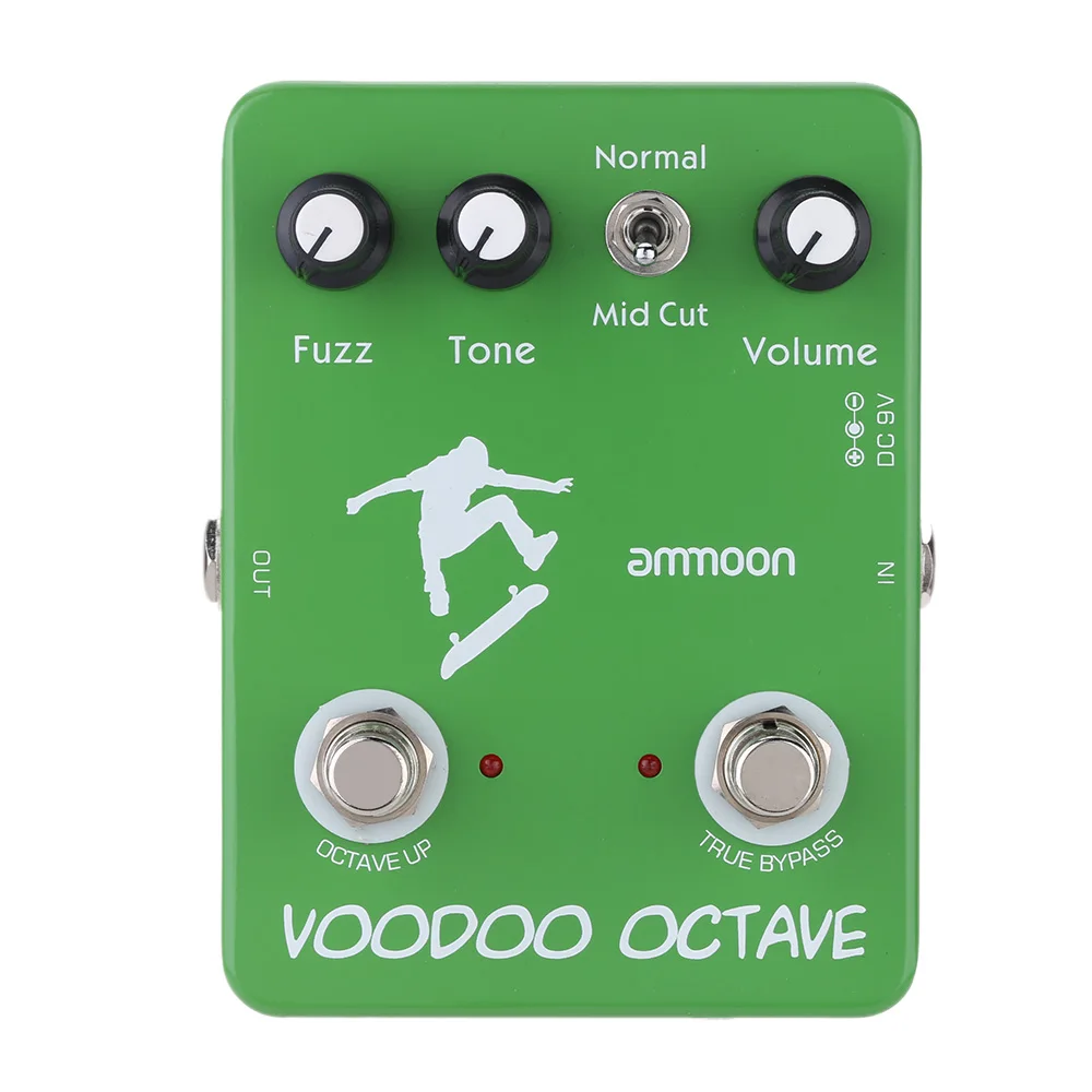 

ammoon AP-12 Fuzz Guitar Pedal Voodoo Octave Fuzz Effect Guitar Effect Pedal True Bypass Guitar Parts & Accessories