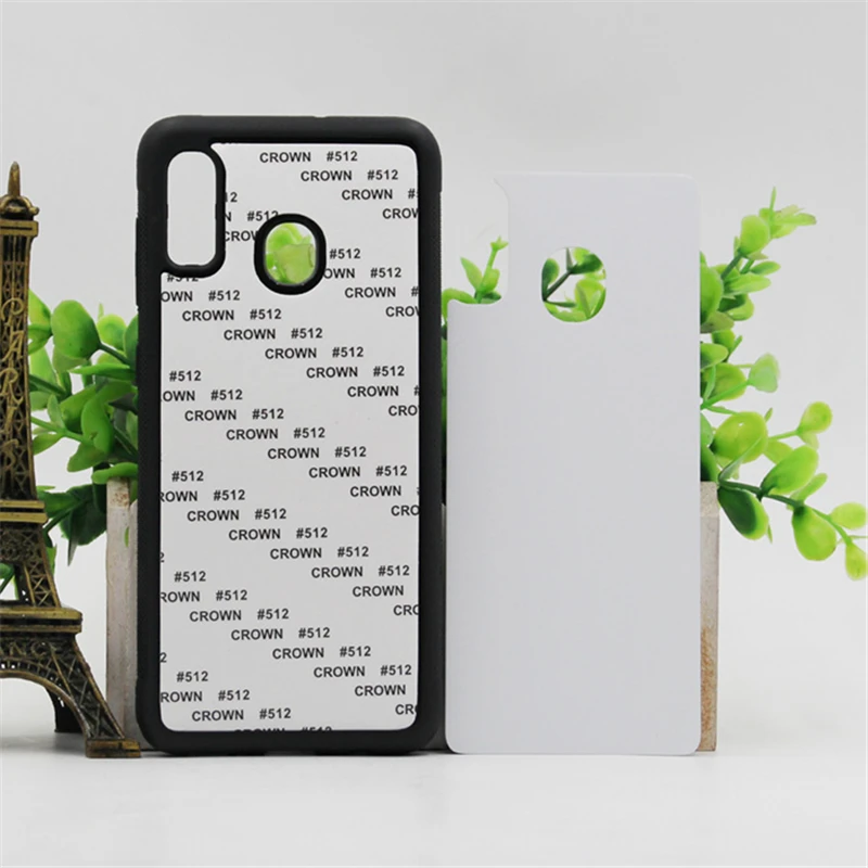 2D сублимационный чистый чехол для Samsung Galaxy A30 A20 ТПУ + ПК Печатный с алюминиевым