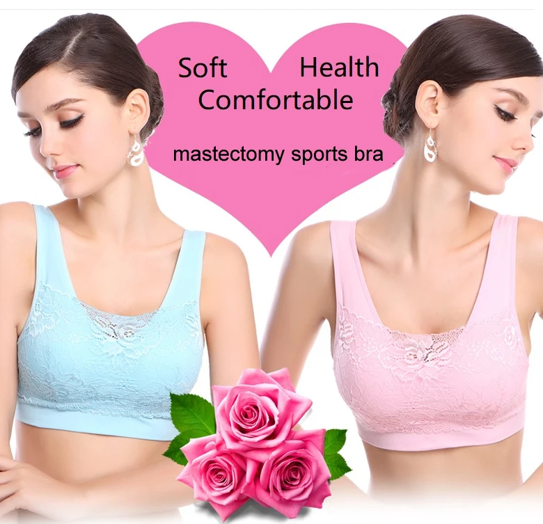 BIMEI Women's Mastectomy Bra with Pockets for Breast Prosthesis
