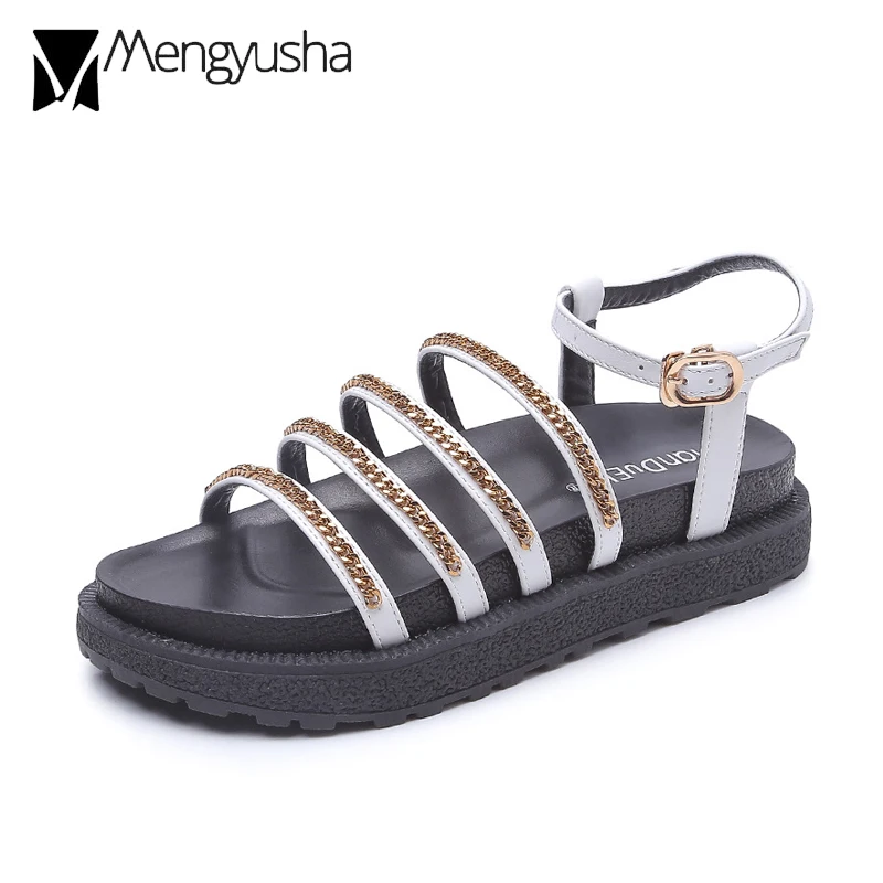 gladiator sandals with chains