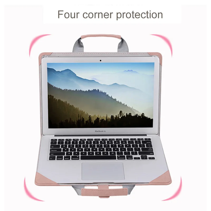 Модная сумка для ноутбука чехол Macbook Air Pro 12 13 15 ноутбук Retina портфель защитный