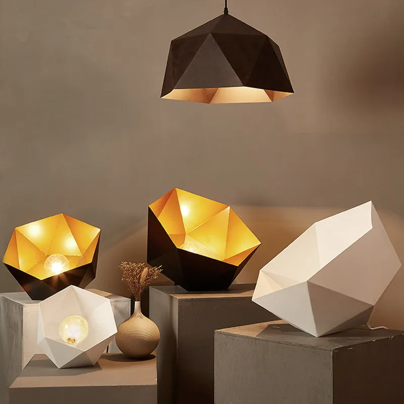 Nordic Pendant Lights For Home Lighting Modern Hanging Lamp Aluminum Lampshade LED Bulb Bedroom Coffee Kitchen