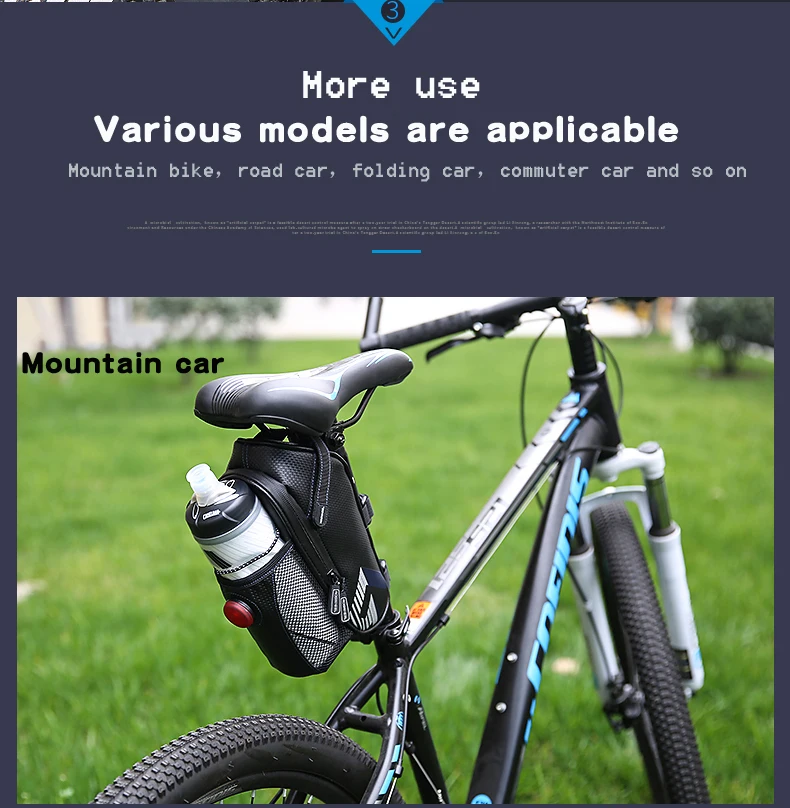 Best ROSWHEEL Bicycle Bags Rainproof Saddle Bag Outdoor Mountain Bike Back Seat Tail Pouch Maintenance Tool Bags water bottle Bag 6 Best ROSWHEEL Bicycle Bags Rainproof Saddle Bag Outdoor Mountain Bike Back Seat Tail Pouch Maintenance Tool Bags water bottle Bag 6