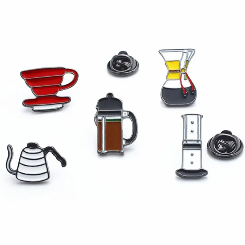 Metal Cafe Badge Coffee Gadget A4B-1