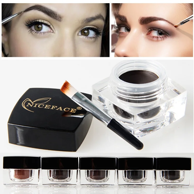 

Eyebrow Enhancer Cream Natural Long-lasting Professional Makeup Tint Pomade Gel Black Brown Dyed Waterproof Eye Brow Cream