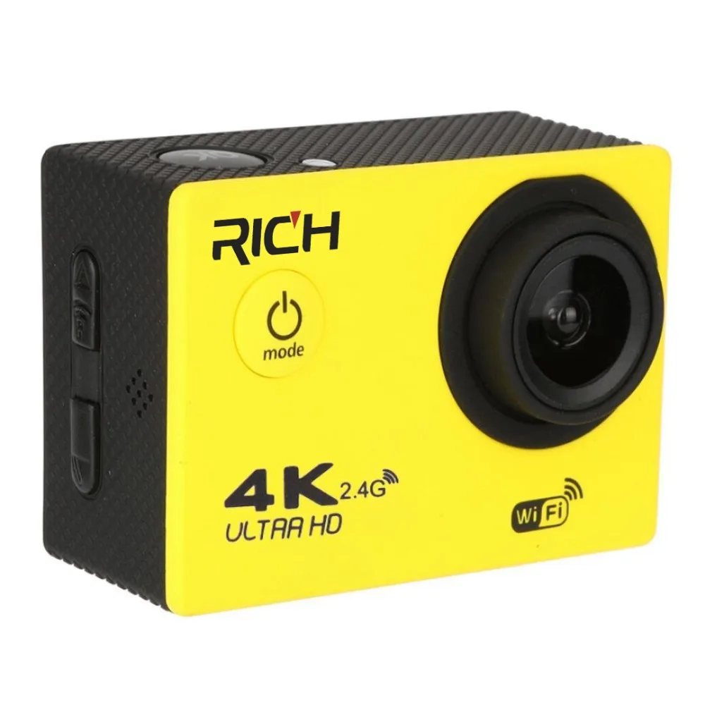 Экшн камера F60 / F60R Ultra HD 4K 30fps WiFi 2 0 дюйма 170D go Helmet Cam pro Подводная Водонепроницаемая