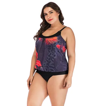 

FREE OSTRICH 2019 Women's Large Size Skirt Split Body Pants Swimming Sports Fashion Comfort Split Push Beach Set S-5XL