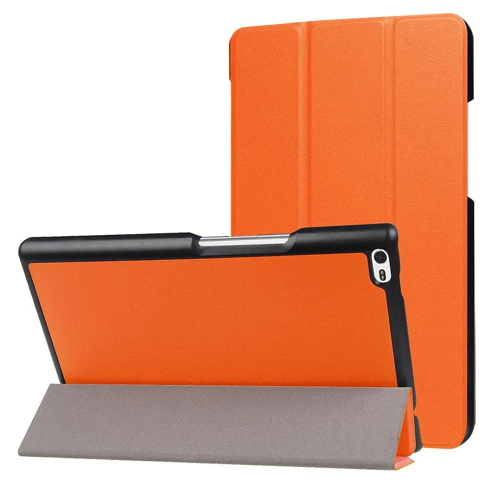 Tablet Case for Lenovo TAB4 8 Tri Folding PU Leather Shell for Lenovo