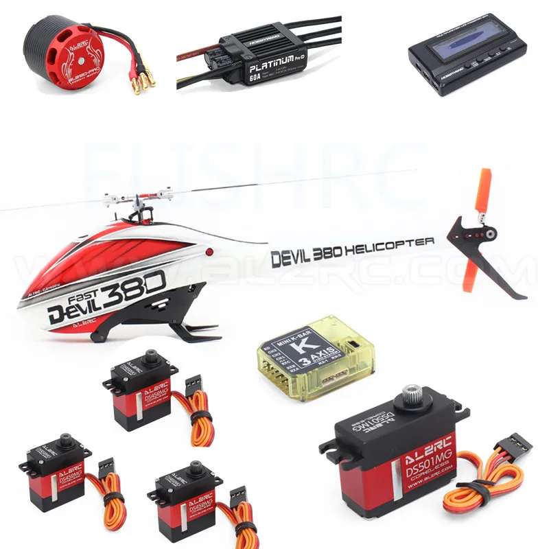 

ALZRC - Devil 380 FAST FBL KIT - RC 380 Helicopter - Standard