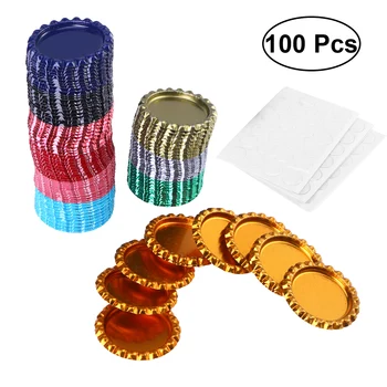 

220 In 1 Random Color Beer Cap Epoxy Time Gem DIY Kit For Decoration Crafts Bracelet Jewelry Making