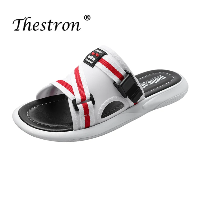 Popular Lovers Shower Slippers Anti-Slip Home Slippers for Men Comfortable Flip Flops Beach Shoes Weight Light Flats Slippers