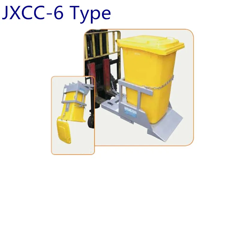 Hot sale Forklift accessories Forklift attachment JXCC-7 Wheelie bin tipper