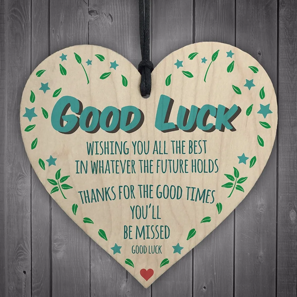 4-Meijiafei-Good-Luck-You-ll-Be-Missed-Wooden-Hanging-Heart-Work-Colleague-Leaving-Sign