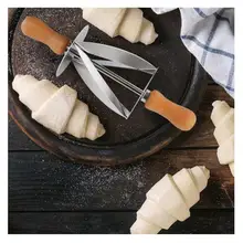 Резак из нержавеющей стали для приготовления Круассанов для хлеба, теста, выпечки, кухни