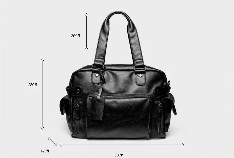 KUDIAN BEAR, простой мужской портфель, сумка-мессенджер, сумки на плечо, Большая вместительная сумка, деловая кожаная сумка для ноутбука, BIG007 PM49