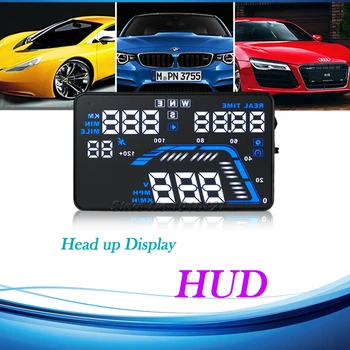

Car HUD Q7 5.5" Car GPS Head Up Display Windscreen Projector Vehicle Speed Warning Car Driving Data Diagnosis