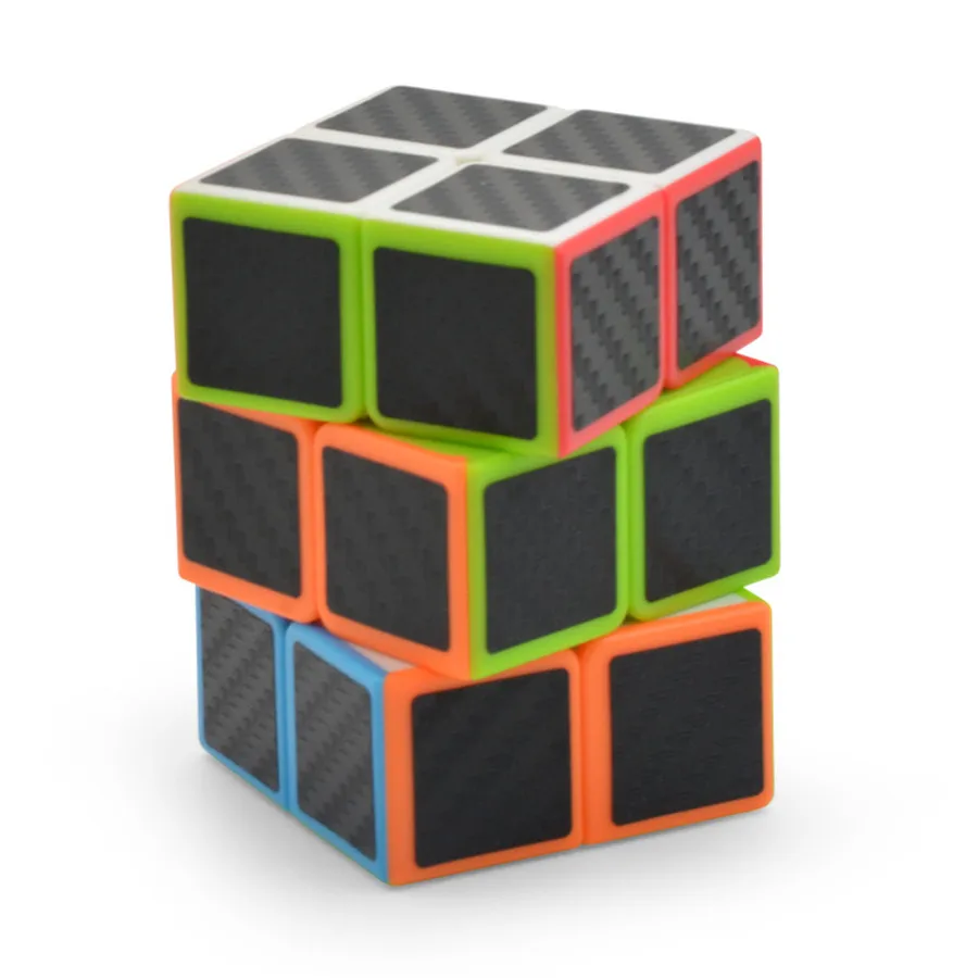 Dazzle Cuboid 2x2x3 скоростной волшебный куб головоломка игрушка головоломка 3D IQ игра углеродного волокна наклейка ABS Гладкий Многоцветный подарок