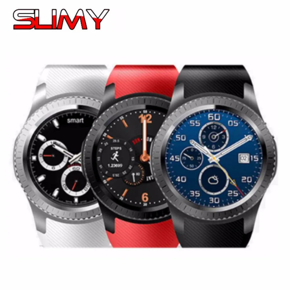 

Slimy GW11S SIM Android 5.1 3G Smart Watch Phone Waterproof Sport Wristwatch Bluetooth Heart Rate Wifi GPS Smartwatch in Stock