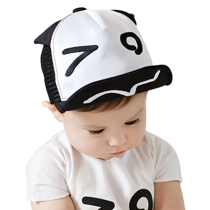 

Baby Hat for Kids Boy Girl Baseball Cap Eyes Ears Style Infant Children Mesh Hats Adjustable Snapback Toddler 5-18 Months