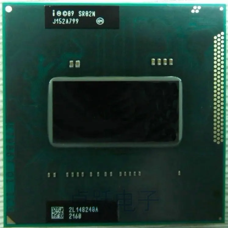 Процессор intel I7-2670QM SR02N I7 2670QM SRO2N 2,2G-3,1G/6 M для ноутбука HM65/HM67