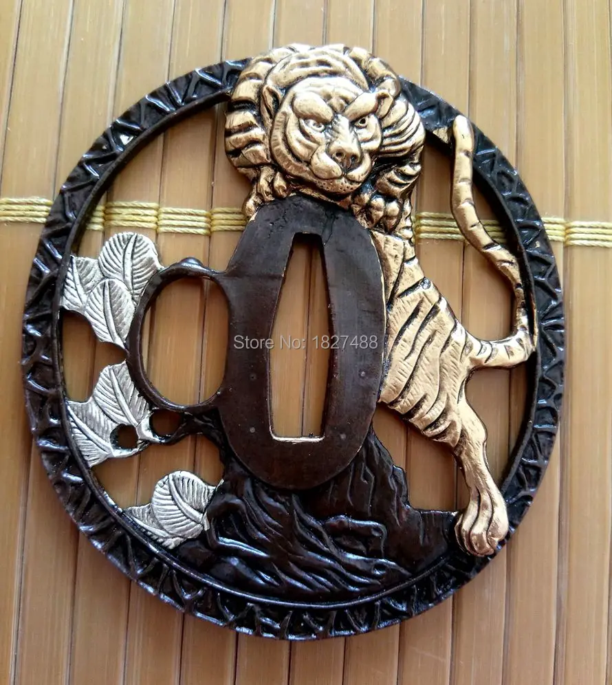 Высококачественная японская самурайская Цуба для Катанов медная Защитная