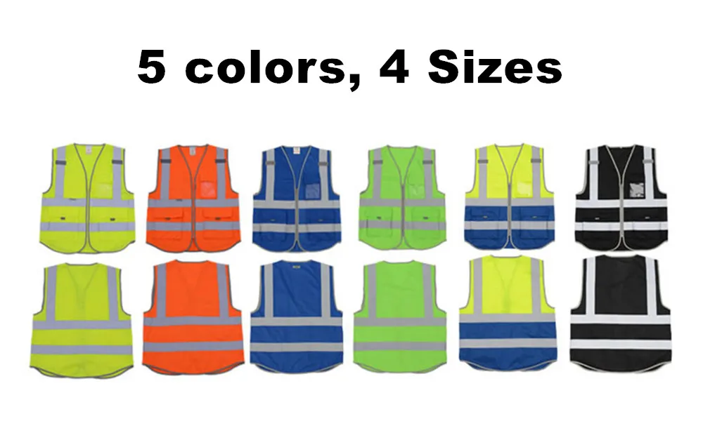 SFvest High visibility vest reflective workwear safety34234234