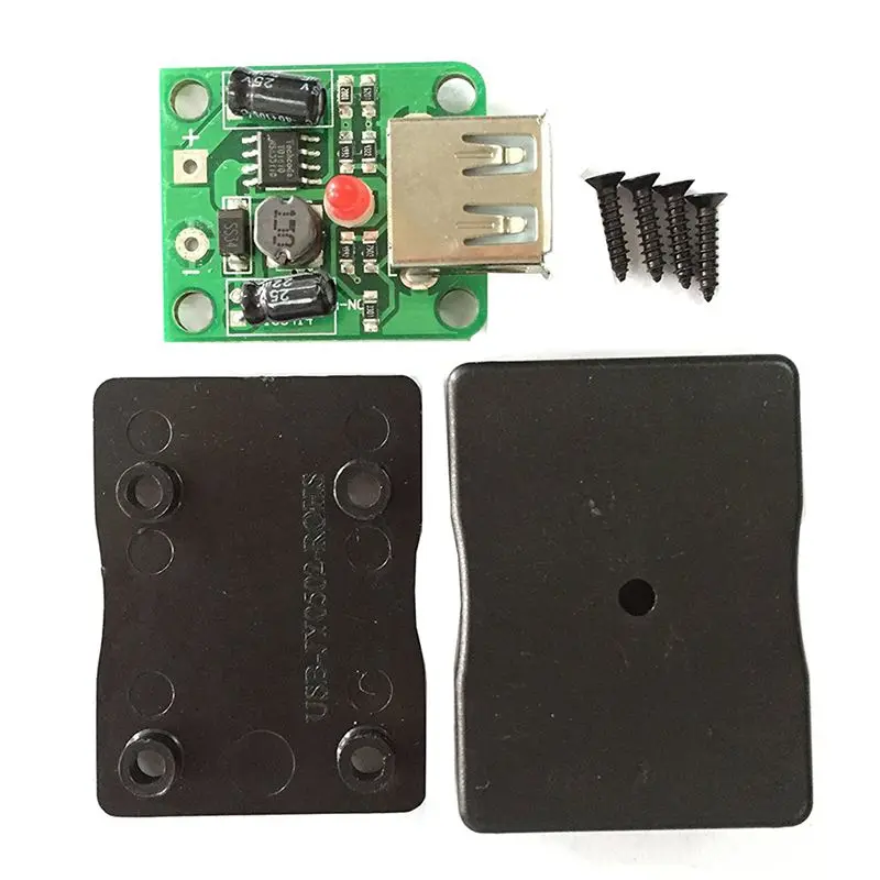 DC 5 V-20 V 5V 2A макс USB Зарядное устройство регулятор для Панели солнечные складной мешок/Сотовый Панель/зарядки телефона Питание Модуль#8 - Цвет: Black