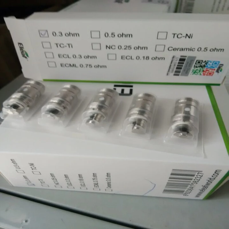 Оригинальная катушка Eleaf ijust 2 EC/TC 0.3ohm 0.5ohm Ti для iJust kit istick pico melo 3 tank coil 5 шт./лот|eleaf