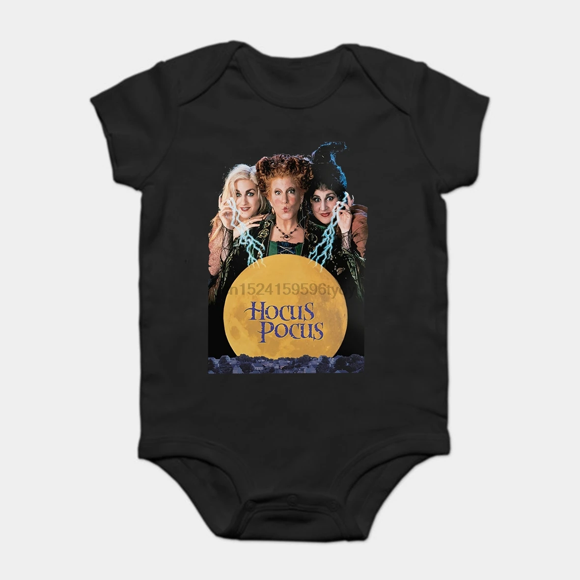 

Baby Onesie Baby Bodysuits kid t shirt Printed Cotton Short-Sleeve Hocus Pocus