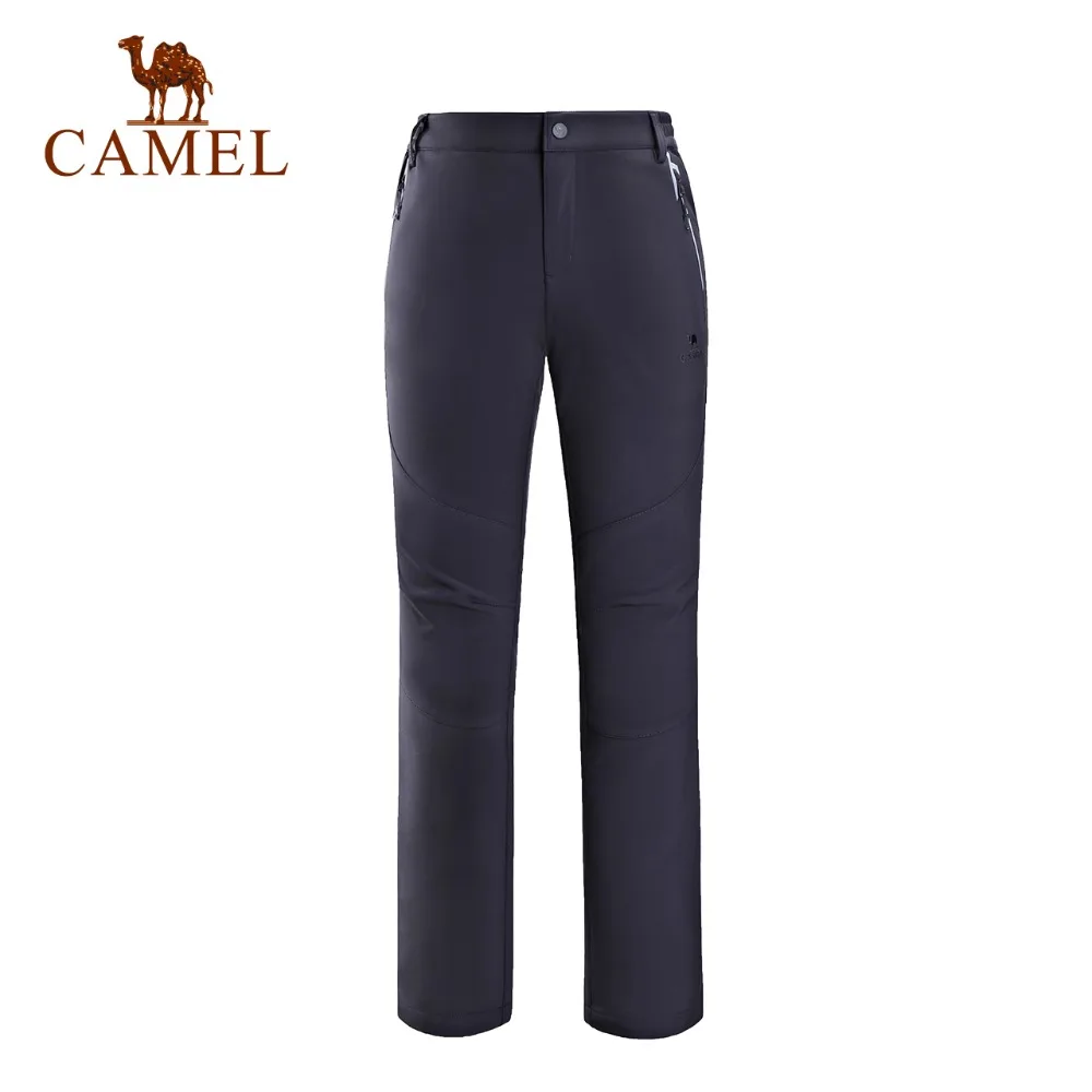 CAMEL hombre mujeres invierno calidez a prueba de viento Camping Trekking Fleece al aire libre senderismo escalada esquí Softshell pantalón viaje