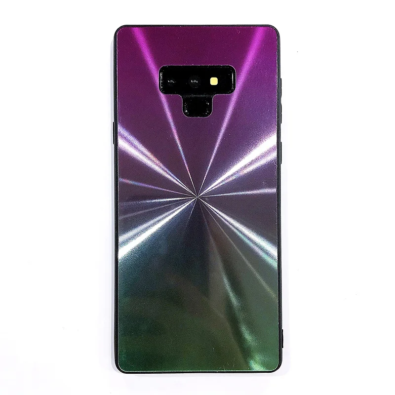 Градиентный чехол с линиями для samsung S8 S9 S10e плюс Note8 9 A6 A7 A8 A9 J4 J6 плюс A10 A20 A30 A40 A50 A60 A70 задняя крышка чехол s - Цвет: 5