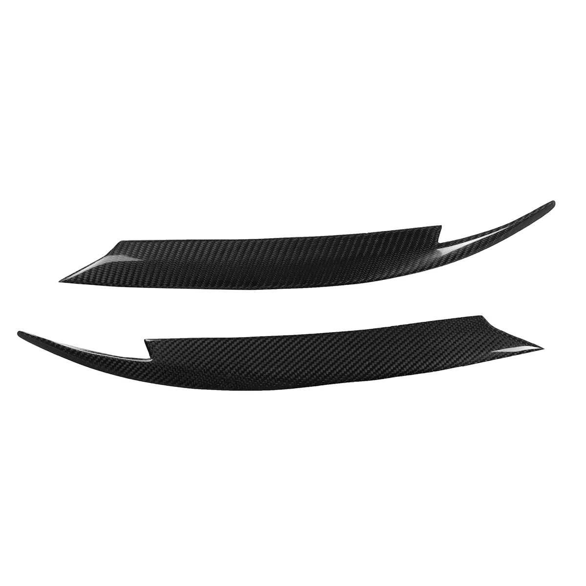 

Carbon Fiber Car Styling Front Headlamp Eyebrows Trim Cover Accessories for subaru Impreza WRX STi X 10th 8-11