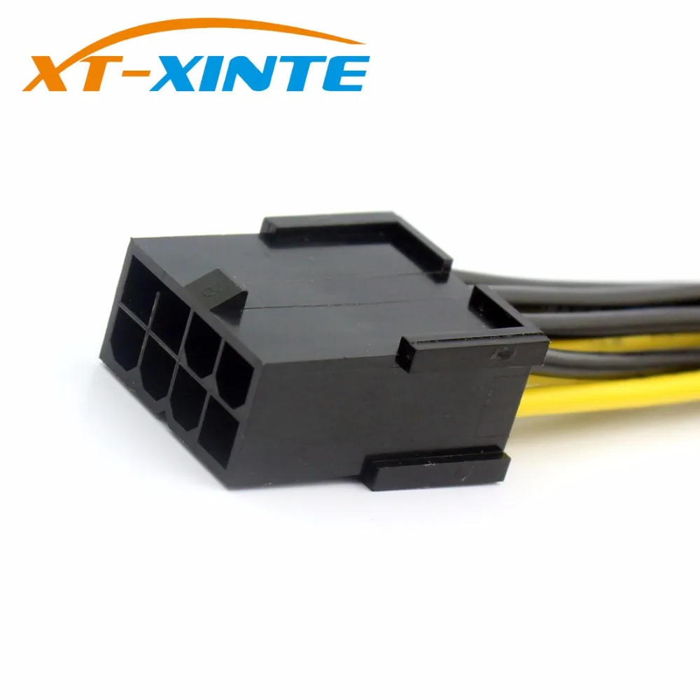 Адаптер питания Graphics 8P к ЦП 8Pin (4pin + 4pin) Кабель адаптер Famale Male конвертер шахтный