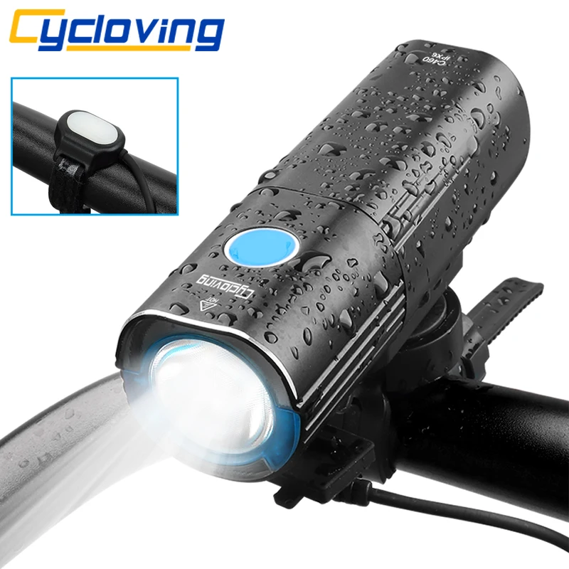 Cycloving High Bike Light Bicycle Led Light 4500mah Power Bank 6modes Remote Switch Waterproof