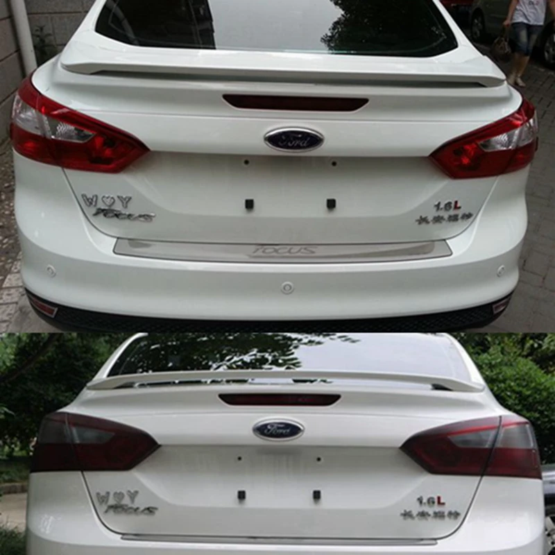 Стайлинг автомобиля для Ford Focus Sedan 4 двери 2015 2016 2017 АБС пластик праймер без краски