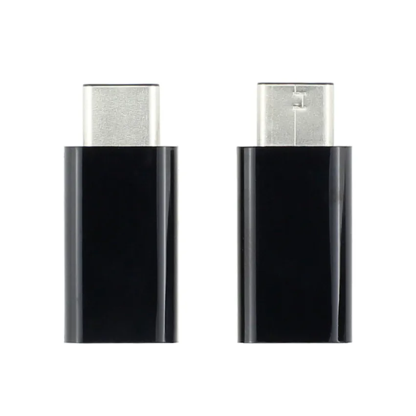 Цифровой USB 3,1 type-C мужской разъем для Micro USB 2,0 5Pin Женский конвертер данных Тип C адаптер для смартфона черный