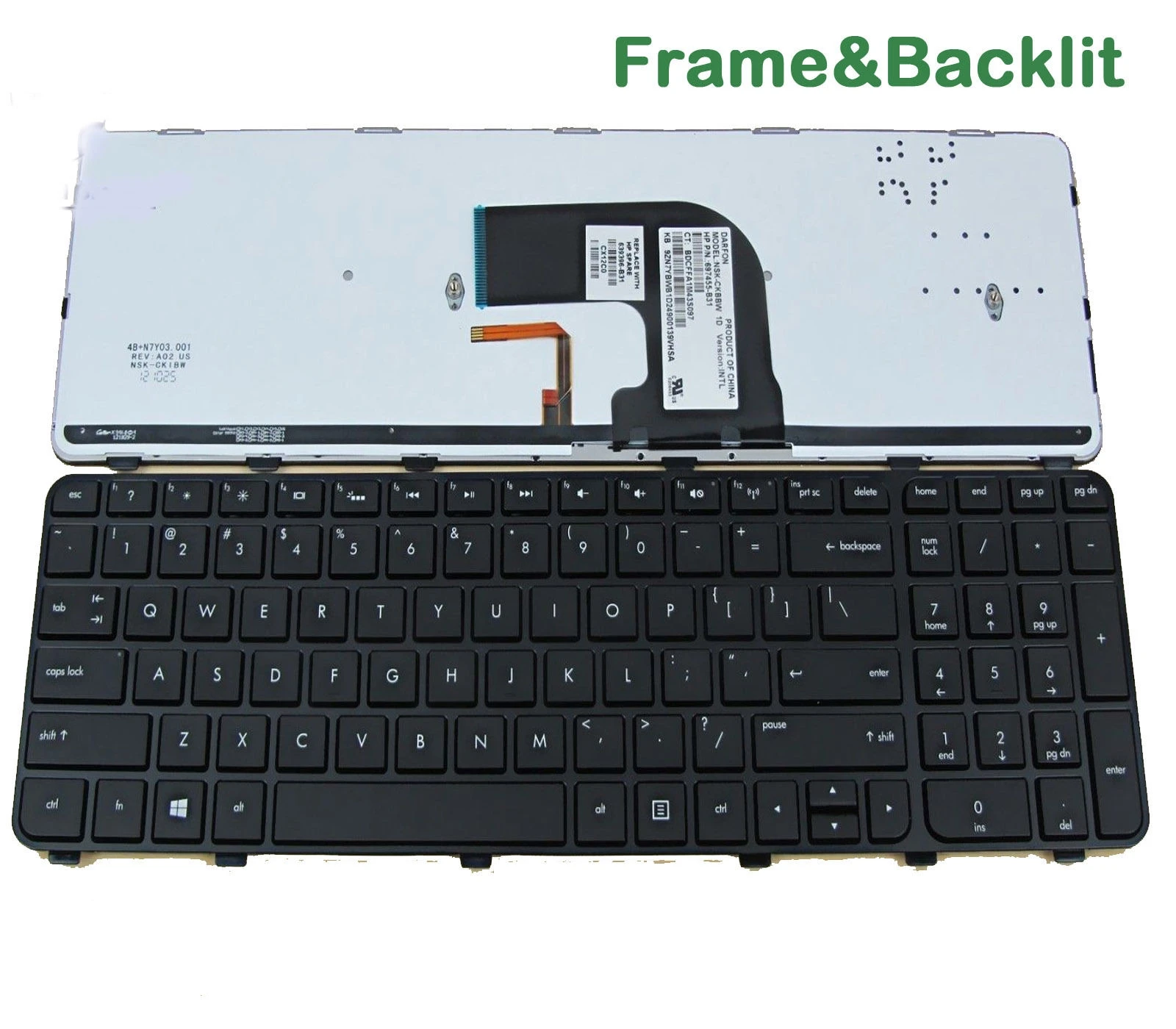 НОВЫЙ для HP Pavilion DV6-7000 DV6-7100 dv6t-7000 dv6z-7000 ноутбук клавиатура с подсветкой США Макет |
