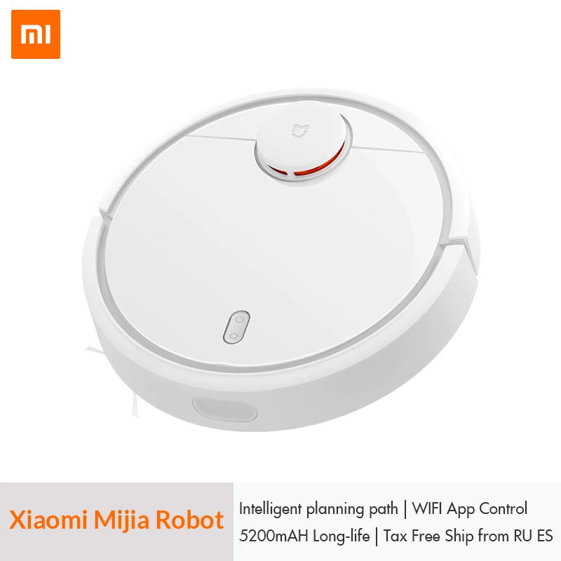 Original Xiaomi Mi aspiradora Robot para la casa de barrer polvo esterilizar inteligente camino planeado Móvil App Control remoto - 1
